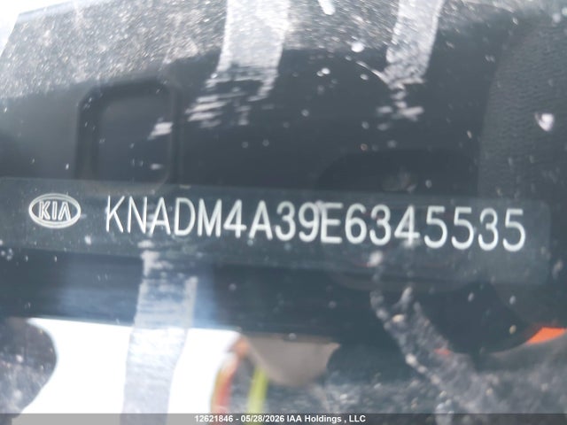 2014 Kia Rio Ex/ex+/lx/lx+/sx მანქანა იყიდება აუქციონზე, vin: KNADM4A39E6345535, აუქციონის ნომერი: 12621846