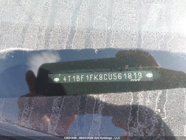 Aukcja sprzedaży 2012 Toyota Camry Se/le/xle, vin: 4T1BF1FK8CU561819, numer aukcji: 12621848