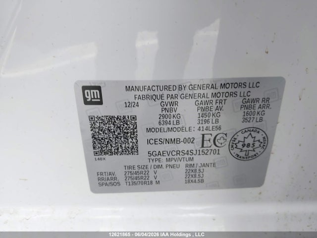 Buick Enclave 2025 5GAEVCRS4SJ152701 Image 9