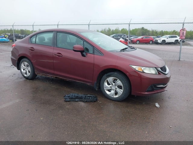 Auction sale of the 2013 Honda Civic Lx, vin: 2HGFB2F46DH018922, lot number: 12621910