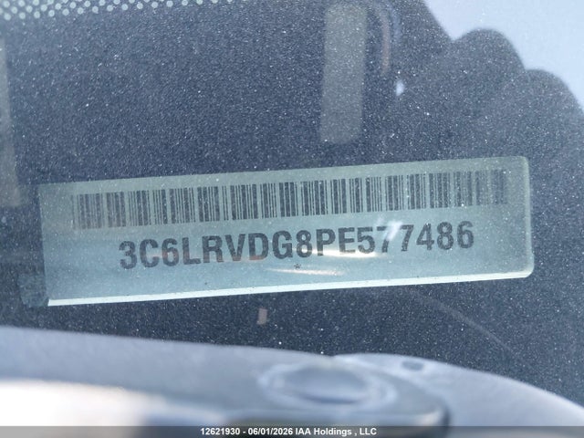12621930 :رقم المزاد ، 3C6LRVDG8PE577486 vin ، 2023 Ram Promaster 2500 2500 High مزاد بيع