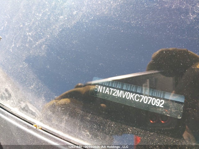 Aukcja sprzedaży 2019 Nissan Rogue S/sl/sv, vin: 5N1AT2MV0KC707092, numer aukcji: 12621948