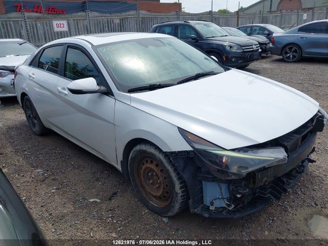 12621976 :رقم المزاد ، KMHLN4AJ9MU004393 vin ، 2021 Hyundai Elantra Hybrid Ultimate/ultimate With Two-tone Interior مزاد بيع
