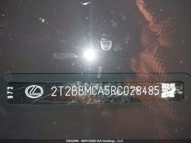 Продаж на аукціоні авто 2024 Lexus Rx 350h, vin: 2T2BBMCA5RC028485, номер лоту: 12622006