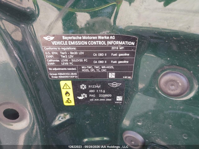 WMWXP7C59K2H60753 Mini 3 Door Cooper S