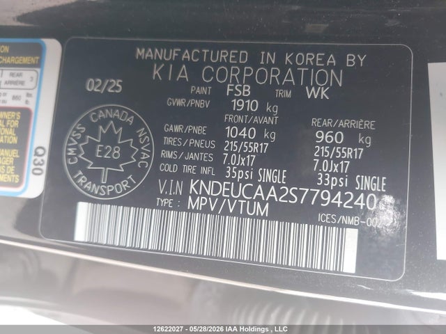KIA SELTOS S 2025 KNDEUCAA2S7794240 Image 9