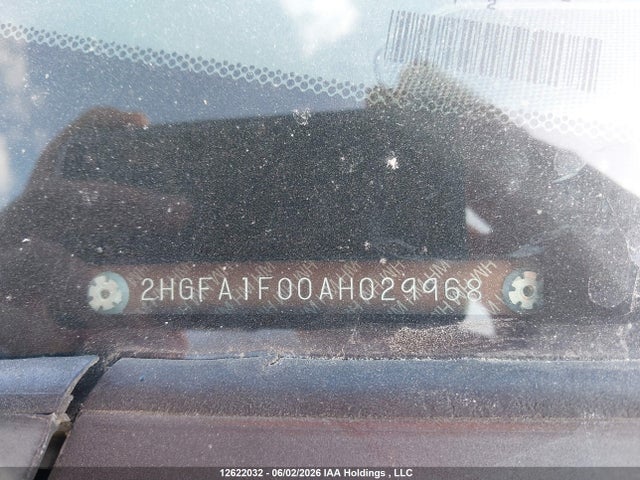 Продаж на аукціоні авто 2010 Honda Civic, vin: 2HGFA1F00AH029968, номер лоту: 12622032