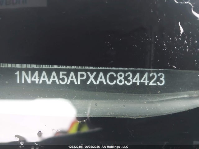 12622040 :رقم المزاد ، 1N4AA5APXAC834423 vin ، 2010 Nissan Maxima S/sv مزاد بيع