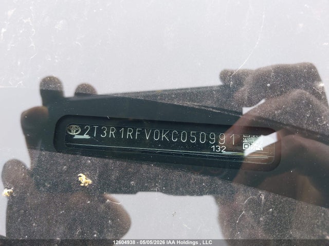 Aukcja sprzedaży 2019 Toyota Rav4 Xle, vin: 2T3R1RFV0KC050991, numer aukcji: 12604938