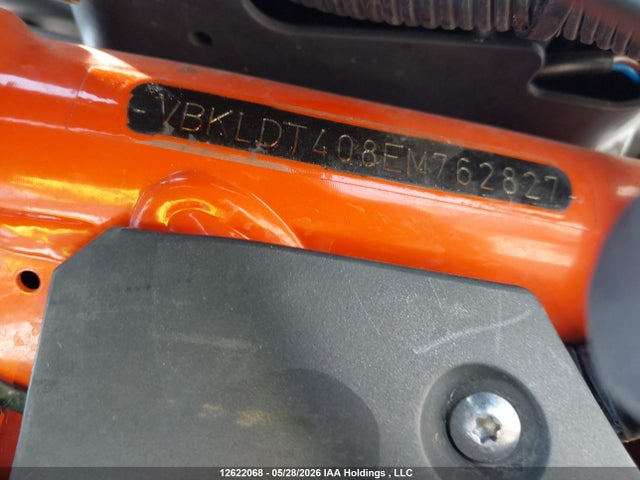 2014 Ktm 690 Duke მანქანა იყიდება აუქციონზე, vin: VBKLDT408EM762827, აუქციონის ნომერი: 12622068