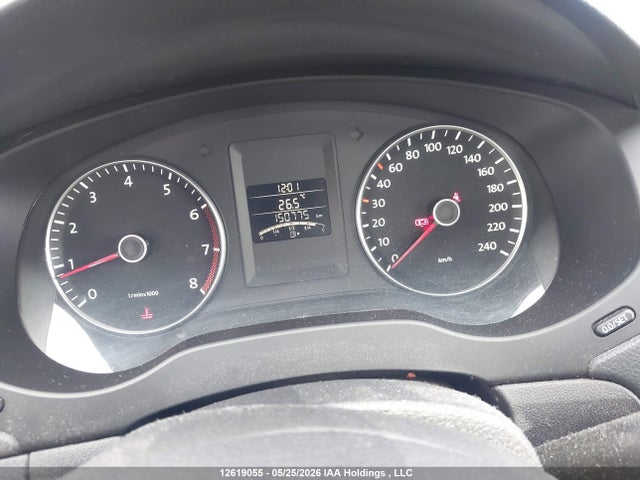 2012 Volkswagen Jetta 2.5l Comfortline/2.5l Sportline მანქანა იყიდება აუქციონზე, vin: 3VWBX7AJ0CM313794, აუქციონის ნომერი: 12619055