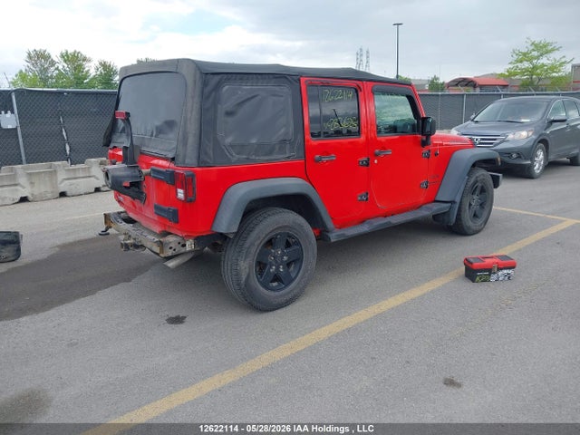 2016 Jeep Wrangler Unlimited Sport მანქანა იყიდება აუქციონზე, vin: 1C4BJWDG4GL283625, აუქციონის ნომერი: 12622114