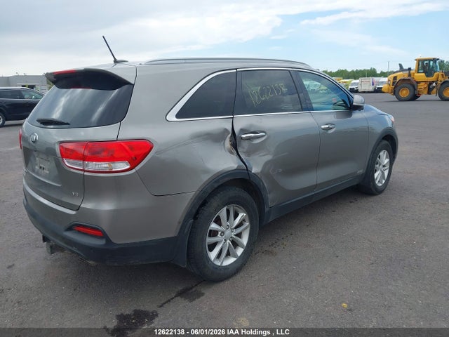 12622138 :رقم المزاد ، 5XYPGDA50GG153283 vin ، 2016 Kia Sorento 3.3l Lx + مزاد بيع