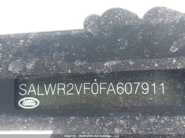 Aukcja sprzedaży 2015 Land Rover Range Rover Sport Sc, vin: SALWR2VF0FA607911, numer aukcji: 12622142