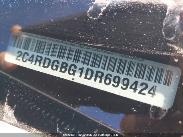 12622148 :رقم المزاد ، 2C4RDGBG1DR699424 vin ، 2013 Dodge Grand Caravan Se مزاد بيع