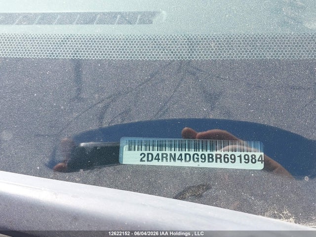12622152 :رقم المزاد ، 2D4RN4DG9BR691984 vin ، 2011 Dodge Grand Caravan Se/sxt مزاد بيع