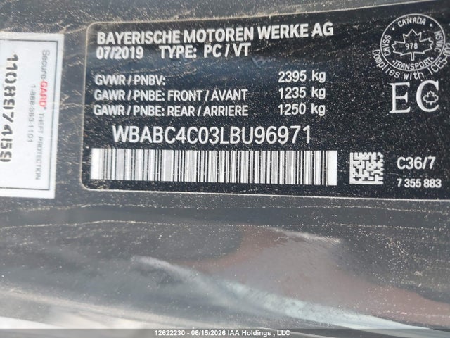 BMW M850i Xdrive 2020 WBABC4C03LBU96971 Image 9