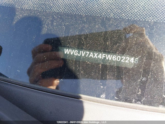 12622241 :رقم المزاد ، WVGJV7AX4FW602248 vin ، 2015 Volkswagen Tiguan S/se/sel/r-line مزاد بيع