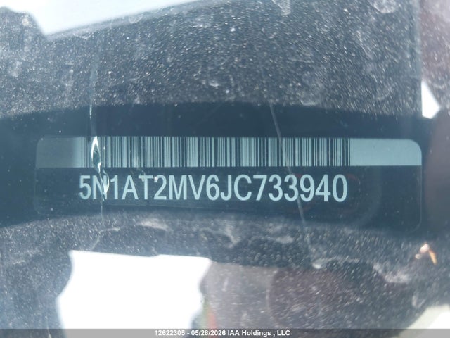 Aukcja sprzedaży 2018 Nissan Rogue Sv/sl, vin: 5N1AT2MV6JC733940, numer aukcji: 12622305