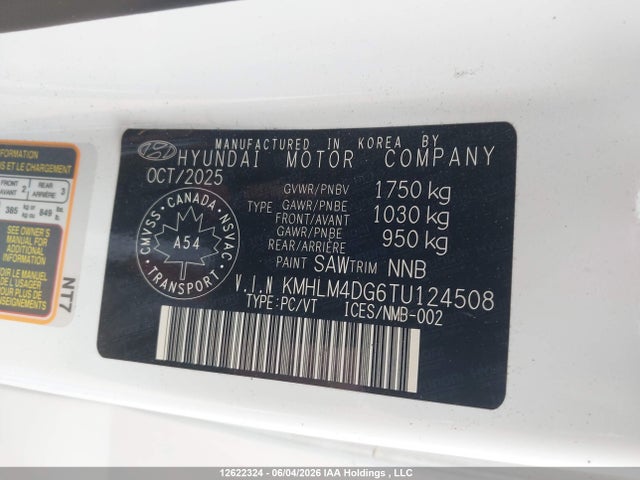 Hyundai Elantra 2026 KMHLM4DG6TU124508 Image 18