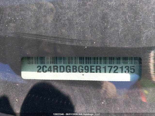 Продаж на аукціоні авто 2014 Dodge Grand Caravan Se/sxt, vin: 2C4RDGBG9ER172135, номер лоту: 12622346