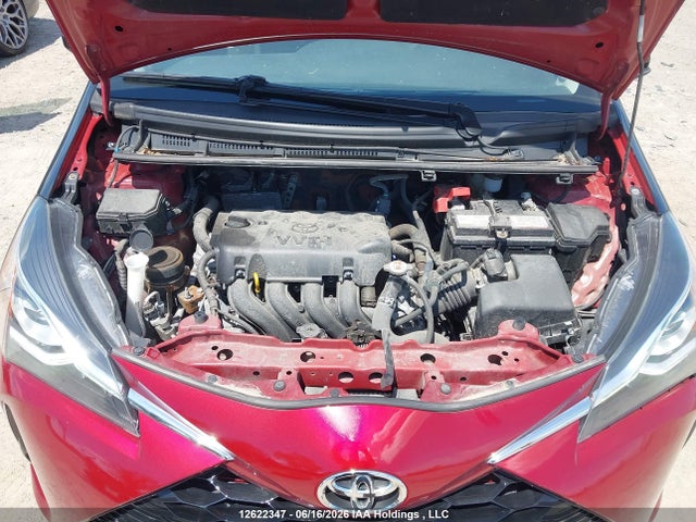12622347 :رقم المزاد ، VNKKTUD30KA101314 vin ، 2019 Toyota Yaris L/le/se مزاد بيع