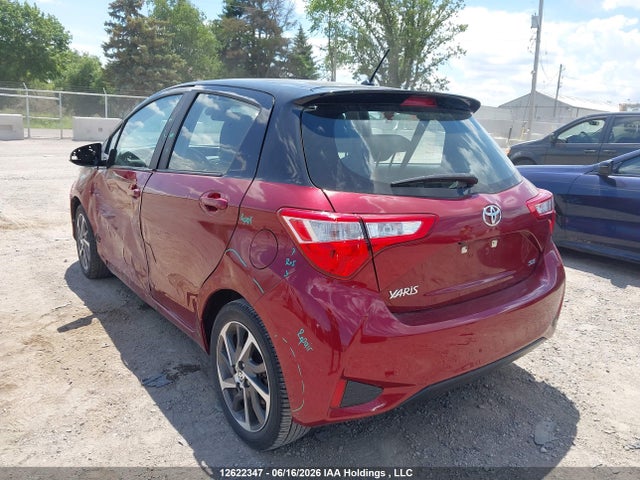 12622347 :رقم المزاد ، VNKKTUD30KA101314 vin ، 2019 Toyota Yaris L/le/se مزاد بيع