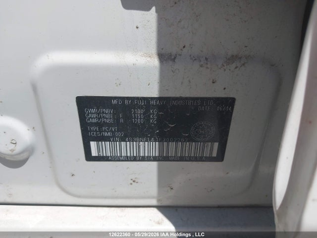 Продажа на аукционе авто 2015 Subaru Legacy 3.6r Limited, vin: 4S3BNFL61F3002263, номер лота: 12622360