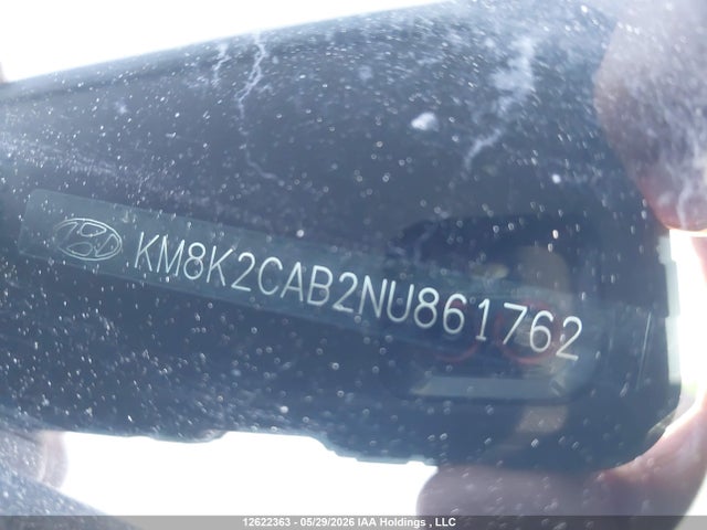 KM8K2CAB2NU861762 Hyundai Kona
