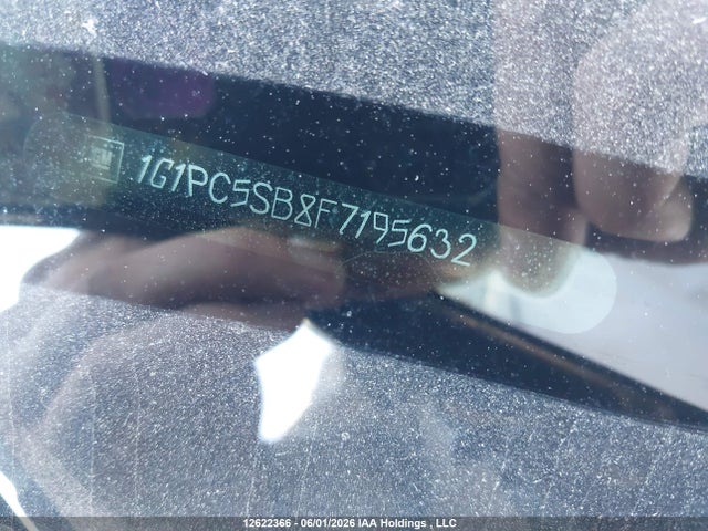 Продаж на аукціоні авто 2015 Chevrolet Cruze Lt, vin: 1G1PC5SB8F7195632, номер лоту: 12622366