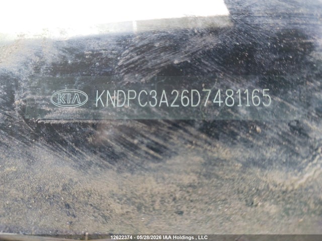 12622374 :رقم المزاد ، KNDPC3A26D7481165 vin ، 2013 Kia Sportage Ex مزاد بيع