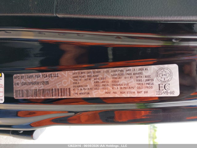Aukcja sprzedaży 2024 Jeep Wrangler 4xe 4-door Sahara, vin: 1C4RJXP64RW112155, numer aukcji: 12622416