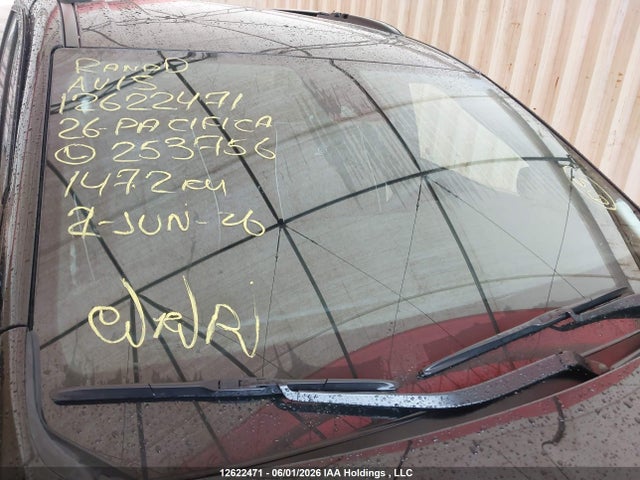 12622471 :رقم المزاد ، 2C4RC1GG0TR253756 vin ، 2026 Chrysler Pacifica Limited مزاد بيع