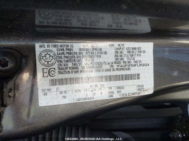 1FADP3FE4FL362024 Ford FOCUS SE