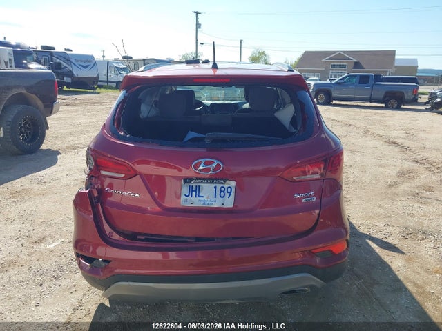 12622604 :رقم المزاد ، 5XYZTDLB6JG516684 vin ، 2018 Hyundai Santa Fe Sport 2.4 Base مزاد بيع