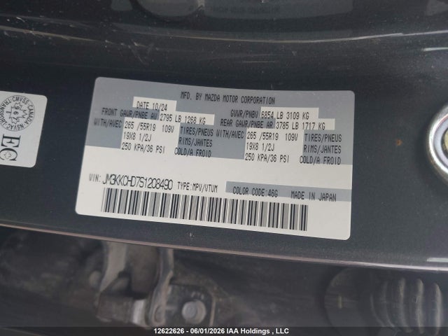 JM3KKCHD7S1208490 Mazda Cx-90 Premium Sport