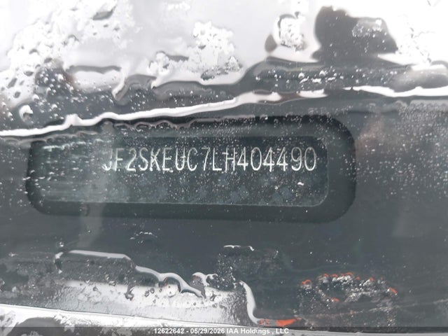 12622642 :رقم المزاد ، JF2SKEUC7LH404490 vin ، 2020 Subaru Forester Limited مزاد بيع