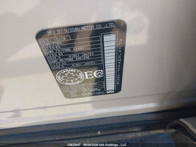 3PCAJ5M34KF125428 Infiniti Qx50 Essential/pure