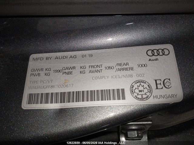 Audi A3 40 Komfort 2019 WAUAUGFF8K1020617 Image 9