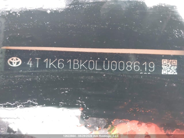 Toyota Camry 2020 4T1K61BK0LU008619 Image 20