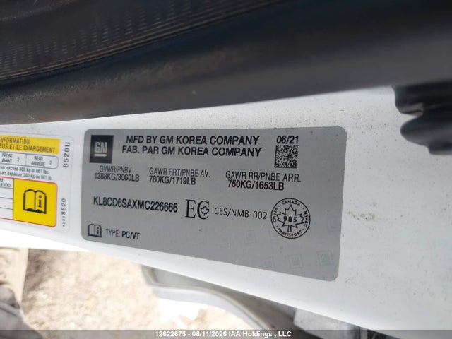 Chevrolet Spark 2021 KL8CD6SAXMC226666 Image 9