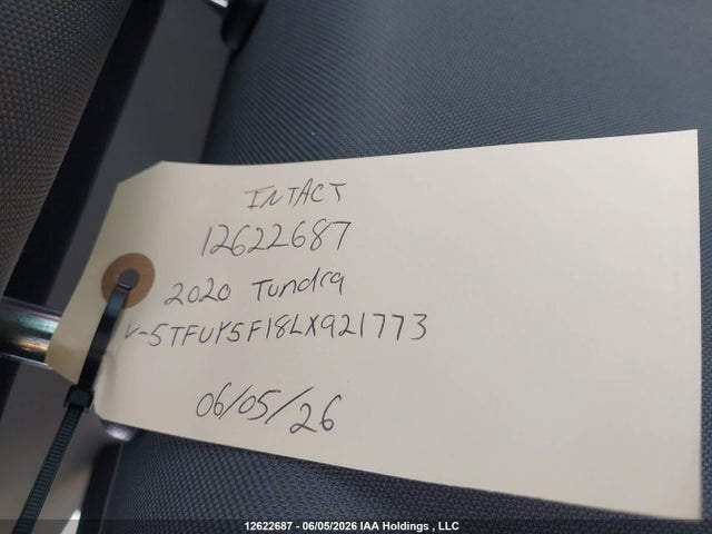Продаж на аукціоні авто 2020 Toyota Tundra, vin: 5TFUY5F18LX921773, номер лоту: 12622687