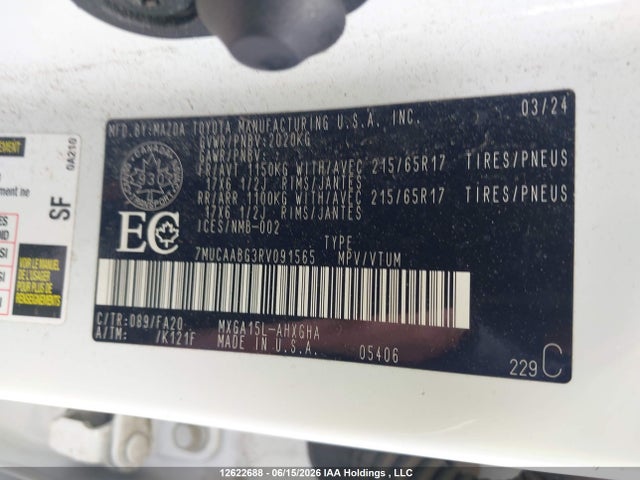 Toyota Corolla Cross Le 2024 7MUCAABG3RV091565 Image 9