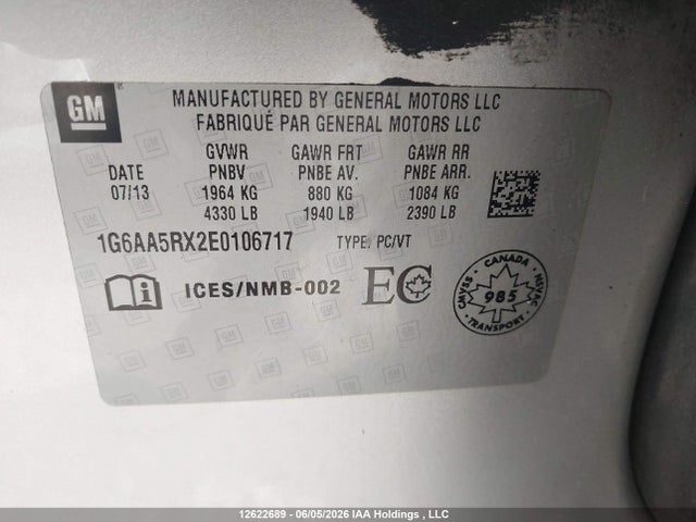 Cadillac Ats Turbo 2014 1G6AA5RX2E0106717 Image 9