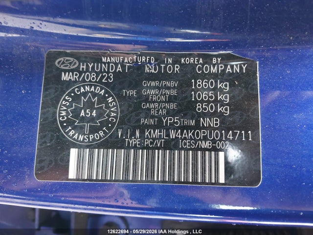 Продаж на аукціоні авто 2023 Hyundai Elantra N Manual, vin: KMHLW4AK0PU014711, номер лоту: 12622694