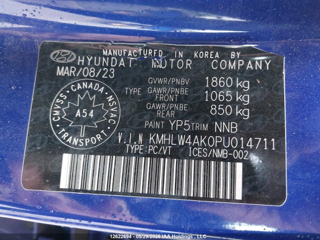 Продаж на аукціоні авто 2023 Hyundai Elantra N Manual, vin: KMHLW4AK0PU014711, номер лоту: 12622694