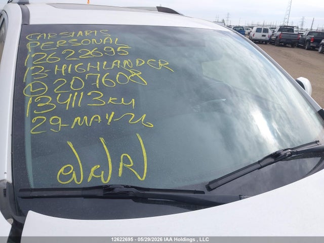 Aukcja sprzedaży 2013 Toyota Highlander Limited, vin: 5TDDK3EH1DS207608, numer aukcji: 12622695