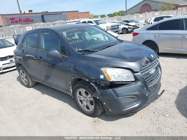 Auction sale of the 2016 Chevrolet Trax Ls, vin: 3GNCJKSB5GL254764, lot number: 12622702