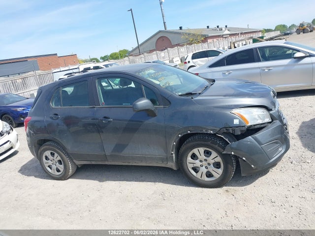 Aukcja sprzedaży 2016 Chevrolet Trax Ls, vin: 3GNCJKSB5GL254764, numer aukcji: 12622702
