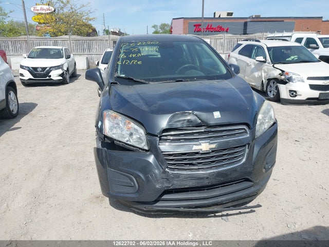 Aukcja sprzedaży 2016 Chevrolet Trax Ls, vin: 3GNCJKSB5GL254764, numer aukcji: 12622702